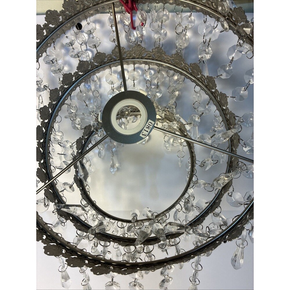IKEA Rimfrost 3 Tier Chandelier With Corded Socket - Picture 2 of 4